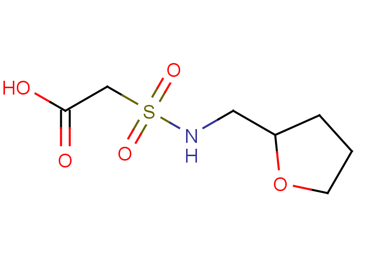 2-[(oxolan-2-ylmethyl)sulfamoyl]acetic acid