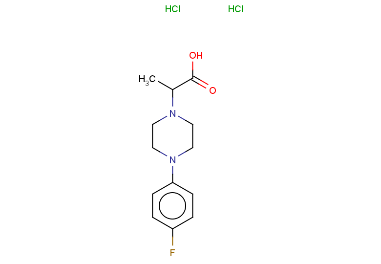 2-[4-(4-fluorophenyl)piperazin-1-yl]propanoic acid dihydrochloride