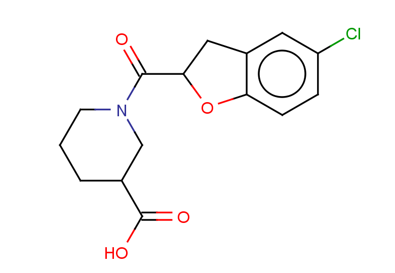 1-(5-chloro-2,3-dihydro-1-benzofuran-2-carbonyl)piperidine-3-carboxylic acid