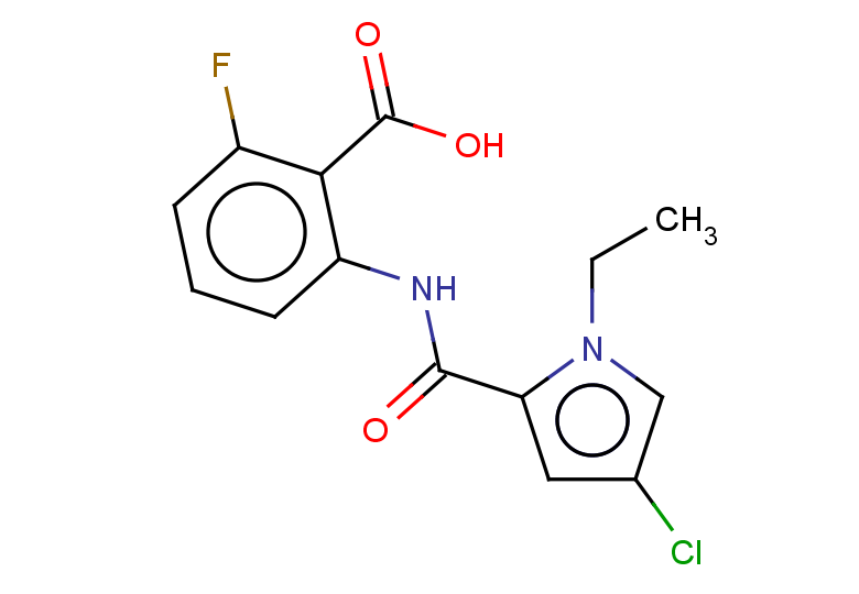 2-(4-chloro-1-ethyl-1H-pyrrole-2-amido)-6-fluorobenzoic acid