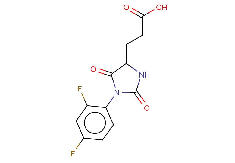 3-[1-(2,4-difluorophenyl)-2,5-dioxoimidazolidin-4-yl]propanoic acid