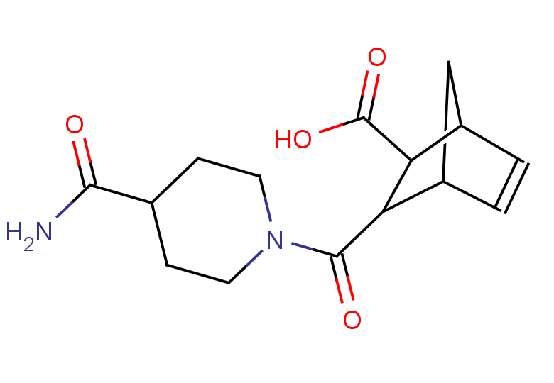 3-(4-carbamoylpiperidine-1-carbonyl)bicyclo[2.2.1]hept-5-ene-2-carboxylic acid
