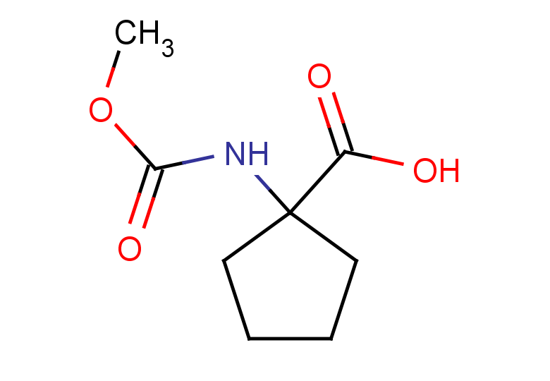 1-[(methoxycarbonyl)amino]cyclopentane-1-carboxylic acid