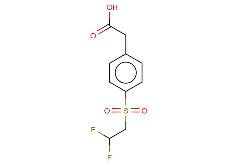 2-[4-(2,2-difluoroethanesulfonyl)phenyl]acetic acid