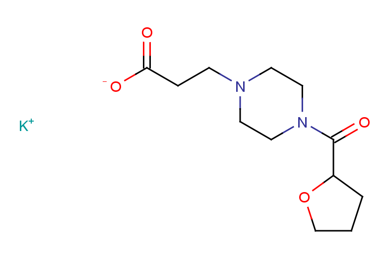 potassium 3-[4-(oxolane-2-carbonyl)piperazin-1-yl]propanoate