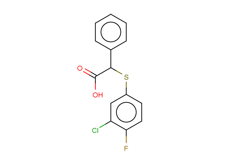 2-[(3-chloro-4-fluorophenyl)sulfanyl]-2-phenylacetic acid