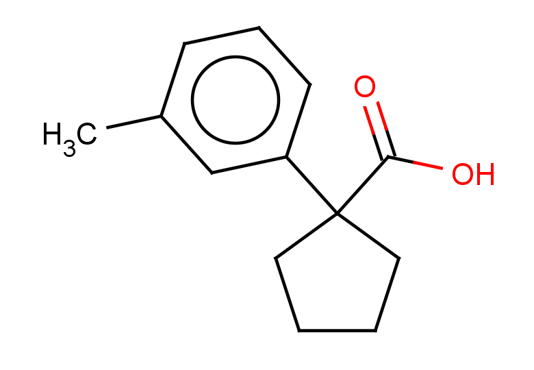 1-(3-methylphenyl)cyclopentane-1-carboxylic acid