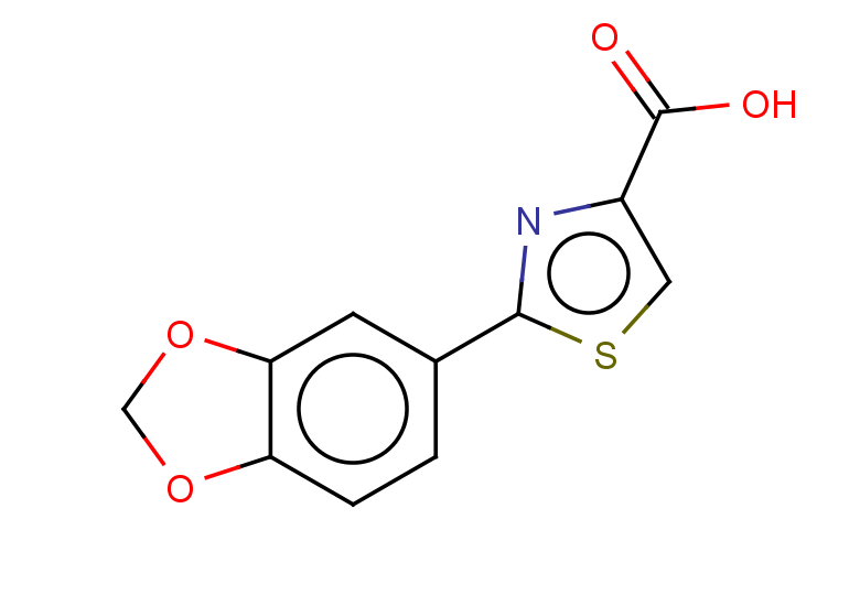 2-(1,3-dioxaindan-5-yl)-1,3-thiazole-4-carboxylic acid