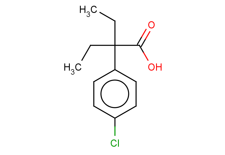 2-(4-chlorophenyl)-2-ethylbutanoic acid