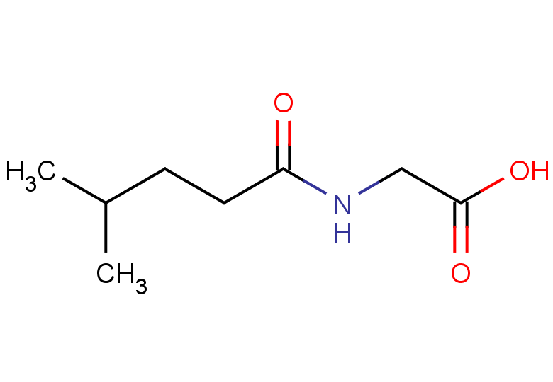 2-(4-methylpentanamido)acetic acid