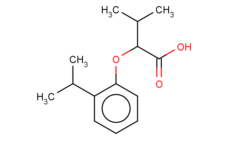 3-methyl-2-[2-(propan-2-yl)phenoxy]butanoic acid