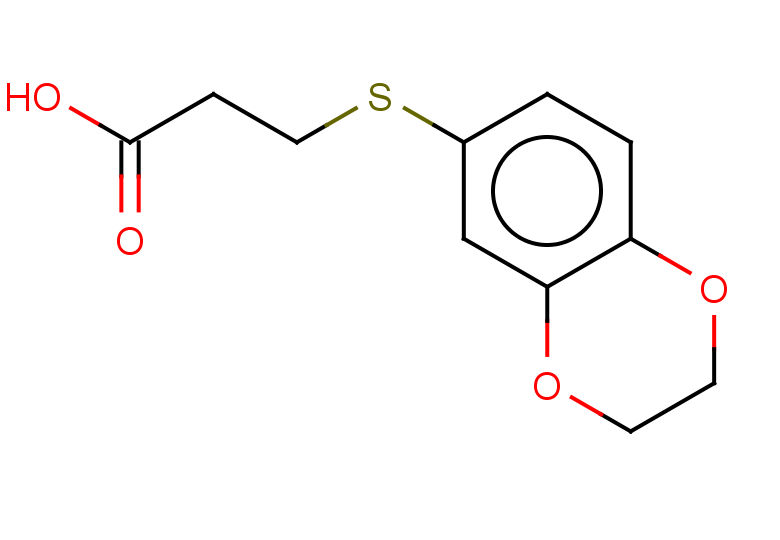 3-(2,3-dihydro-1,4-benzodioxin-6-ylsulfanyl)propanoic acid