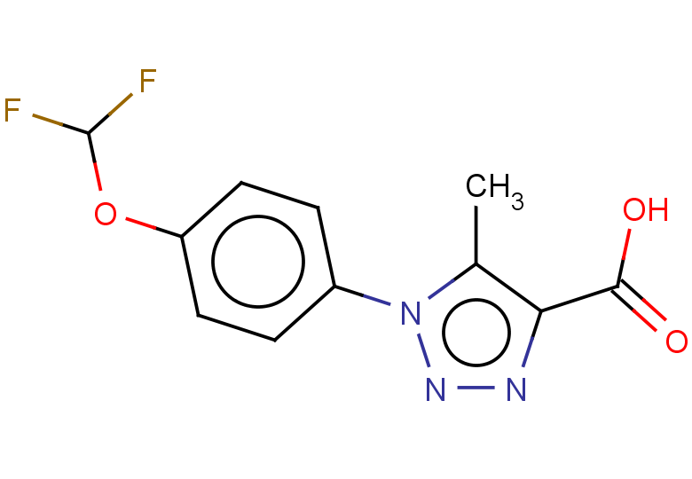 1-[4-(difluoromethoxy)phenyl]-5-methyl-1H-1,2,3-triazole-4-carboxylic acid
