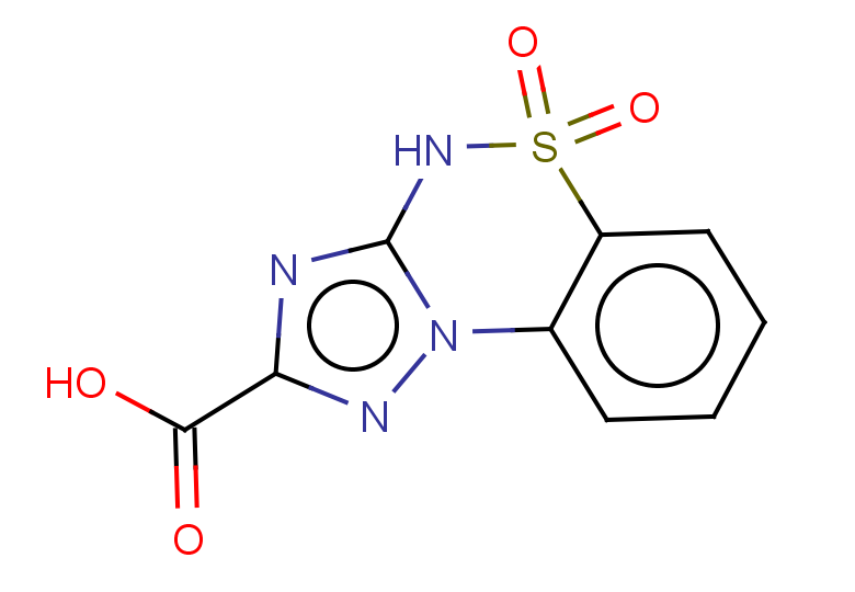 4H-benzo[e][1,2,4]triazolo[5,1-c][1,2,4]thiadiazine-2-carboxylic acid 5,5-dioxide