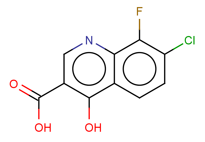 7-chloro-8-fluoro-4-hydroxyquinoline-3-carboxylic acid