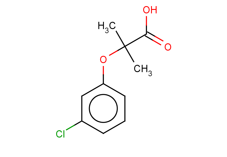 2-(3-chlorophenoxy)-2-methylpropanoic acid