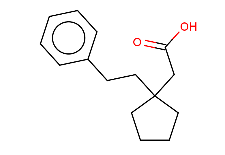 2-[1-(2-phenylethyl)cyclopentyl]acetic acid