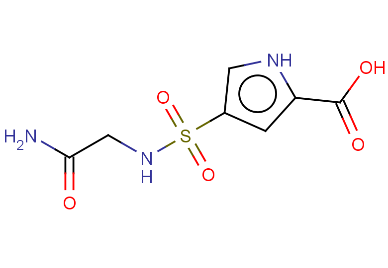 4-[(carbamoylmethyl)sulfamoyl]-1H-pyrrole-2-carboxylic acid