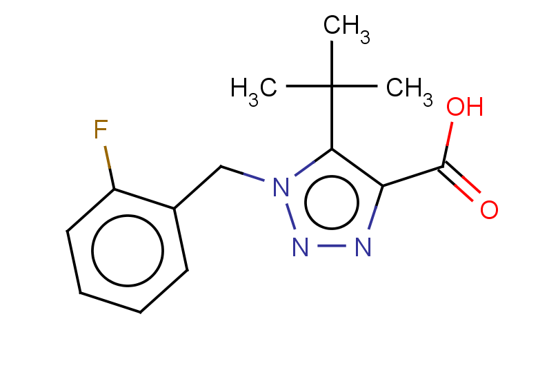 5-tert-butyl-1-[(2-fluorophenyl)methyl]-1H-1,2,3-triazole-4-carboxylic acid