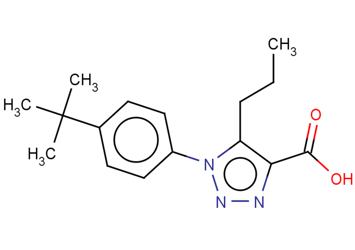 1-(4-tert-butylphenyl)-5-propyl-1H-1,2,3-triazole-4-carboxylic acid