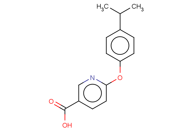 6-[4-(propan-2-yl)phenoxy]pyridine-3-carboxylic acid
