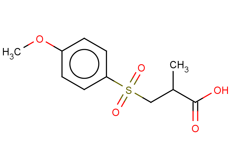 3-(4-methoxybenzenesulfonyl)-2-methylpropanoic acid