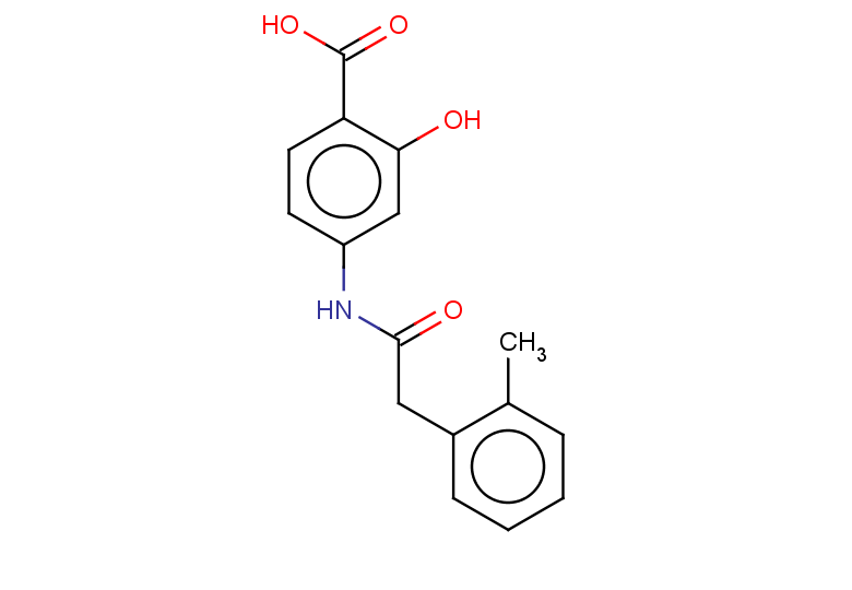 2-hydroxy-4-[2-(2-methylphenyl)acetamido]benzoic acid