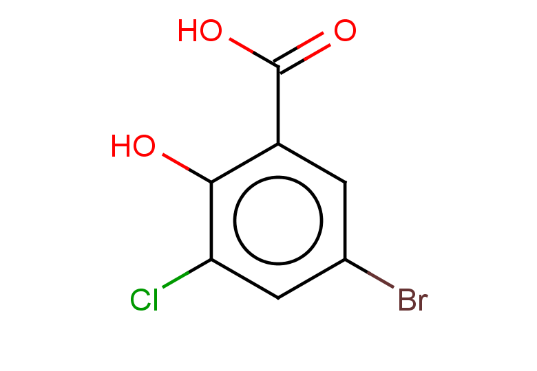 5-bromo-3-chloro-2-hydroxybenzoic acid