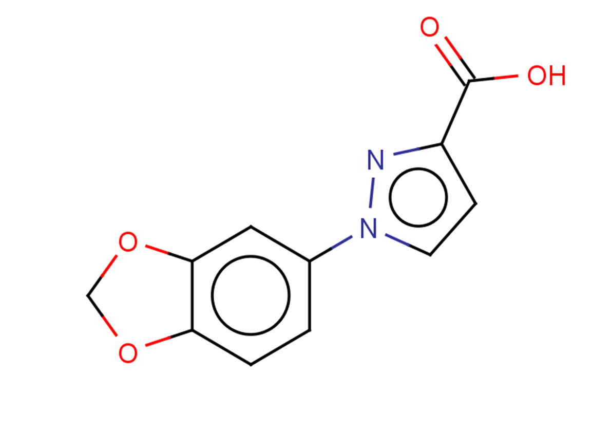 1-(1,3-dioxaindan-5-yl)-1H-pyrazole-3-carboxylic acid