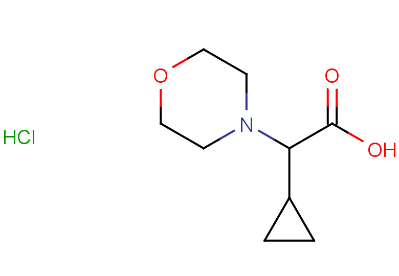 2-cyclopropyl-2-(morpholin-4-yl)acetic acid hydrochloride