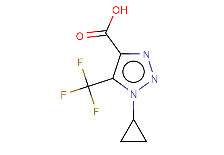 1-cyclopropyl-5-(trifluoromethyl)-1H-1,2,3-triazole-4-carboxylic acid