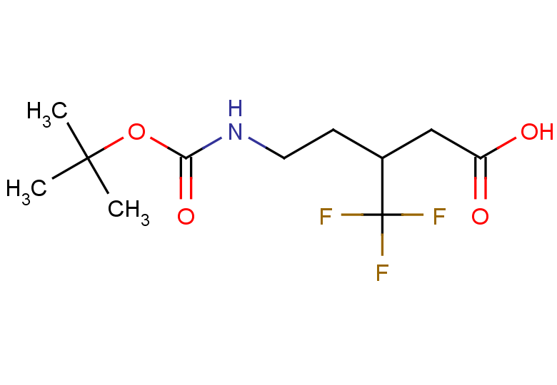 5-{[(tert-butoxy)carbonyl]amino}-3-(trifluoromethyl)pentanoic acid
