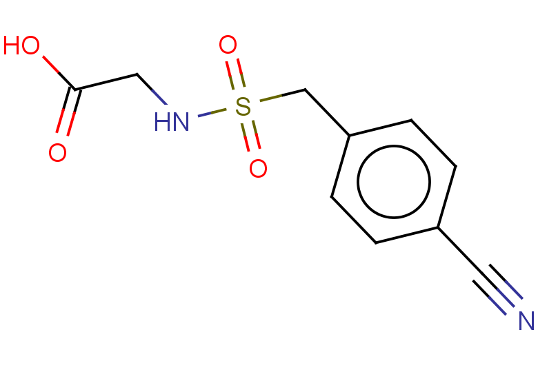 2-[(4-cyanophenyl)methanesulfonamido]acetic acid