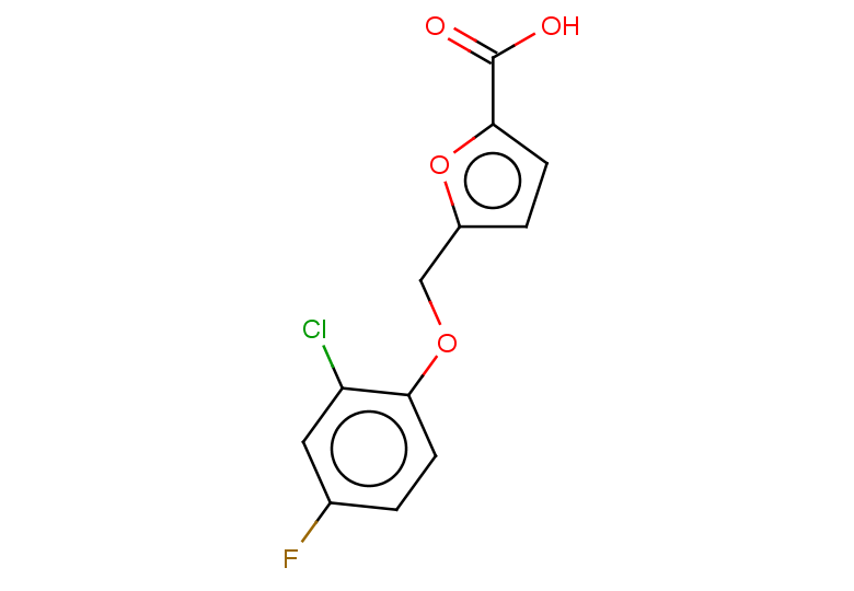 5-(2-chloro-4-fluorophenoxymethyl)furan-2-carboxylic acid