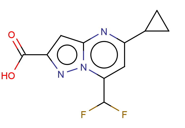 5-cyclopropyl-7-(difluoromethyl)pyrazolo[1,5-a]pyrimidine-2-carboxylic acid