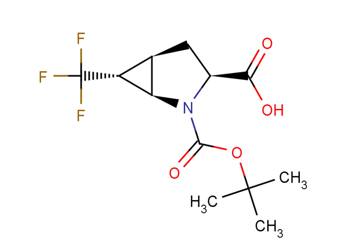 (1R,3S,5R,6R)-2-[(tert-butoxy)carbonyl]-6-(trifluoromethyl)-2-azabicyclo[3.1.0]hexane-3-carboxylic acid