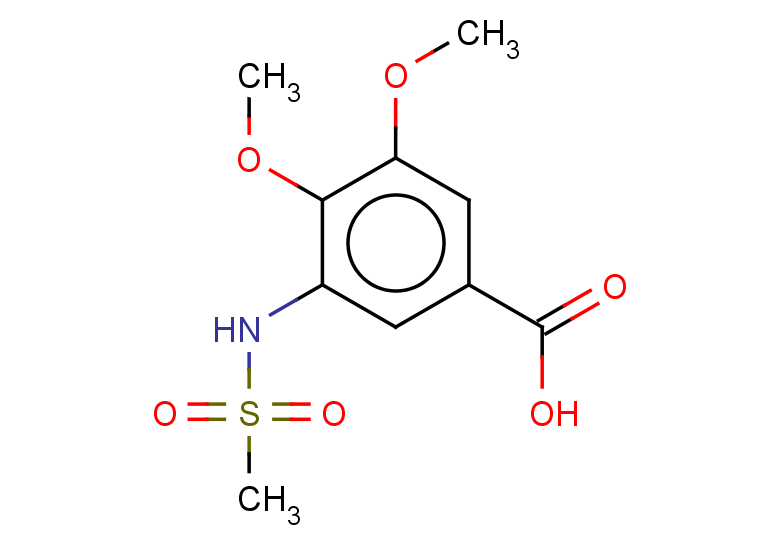 3-methanesulfonamido-4,5-dimethoxybenzoic acid
