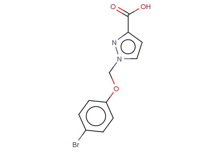 1-(4-bromophenoxymethyl)-1H-pyrazole-3-carboxylic acid