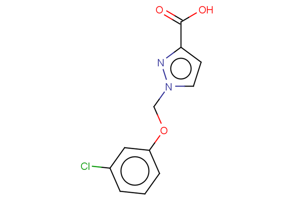1-(3-chlorophenoxymethyl)-1H-pyrazole-3-carboxylic acid