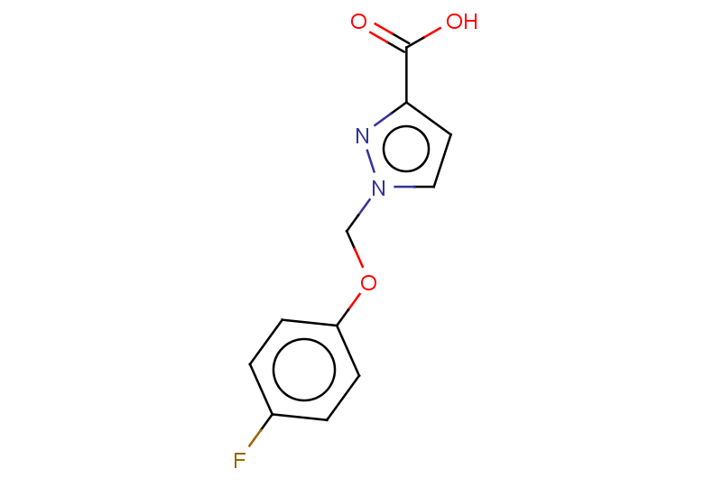 1-(4-fluorophenoxymethyl)-1H-pyrazole-3-carboxylic acid