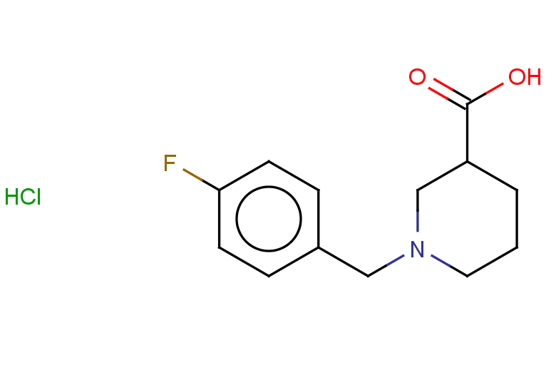 1-[(4-fluorophenyl)methyl]piperidine-3-carboxylic acid hydrochloride