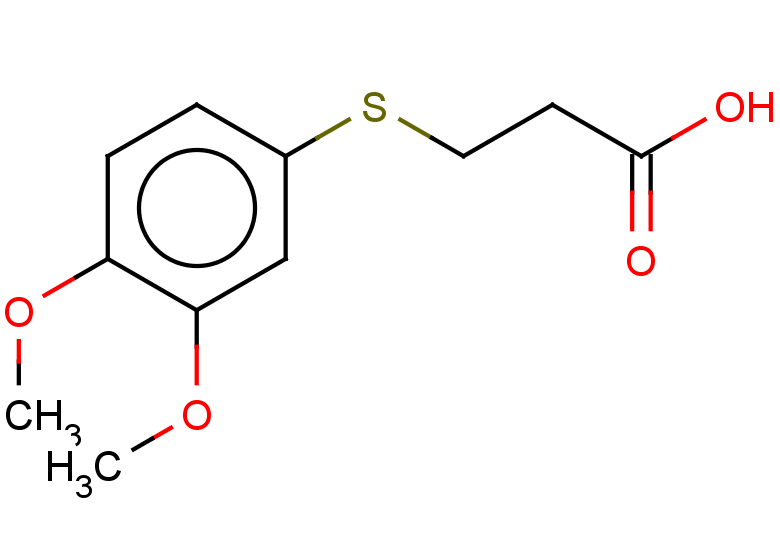 3-[(3,4-dimethoxyphenyl)sulfanyl]propanoic acid