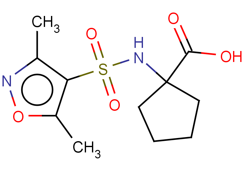 1-(dimethyl-1,2-oxazole-4-sulfonamido)cyclopentane-1-carboxylic acid