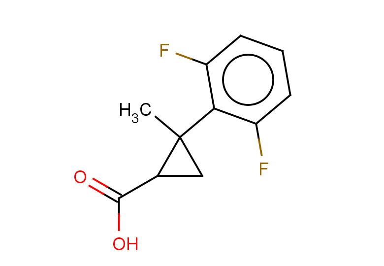 2-(2,6-difluorophenyl)-2-methylcyclopropane-1-carboxylic acid, Mixture of diastereomers
