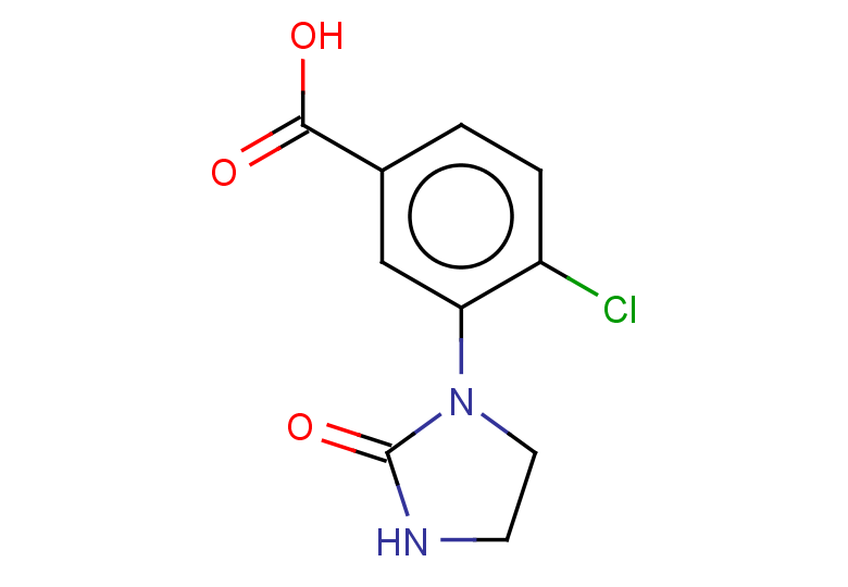 4-chloro-3-(2-oxoimidazolidin-1-yl)benzoic acid
