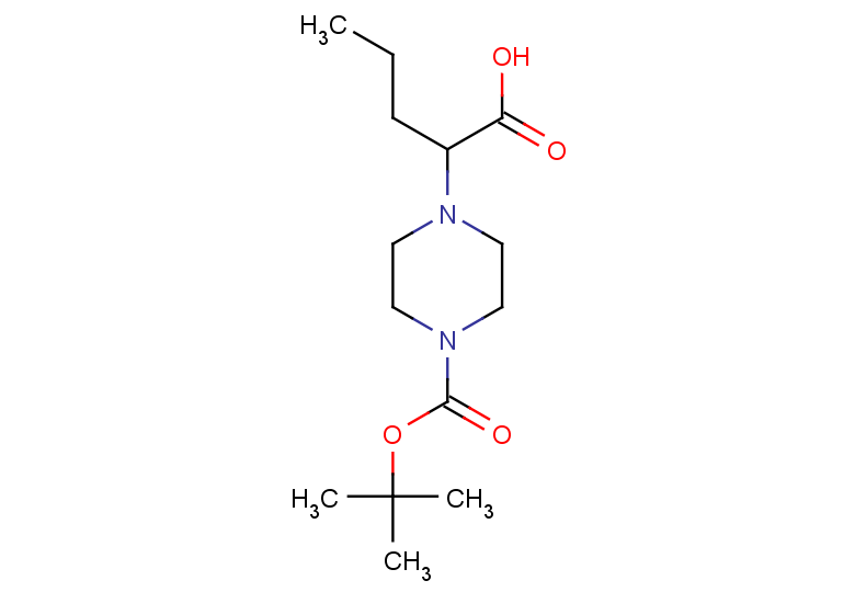 2-{4-[(tert-butoxy)carbonyl]piperazin-1-yl}pentanoic acid