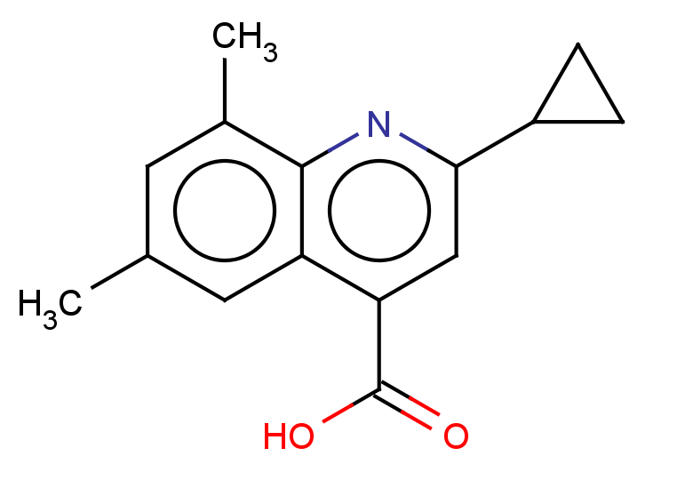 2-cyclopropyl-6,8-dimethylquinoline-4-carboxylic acid