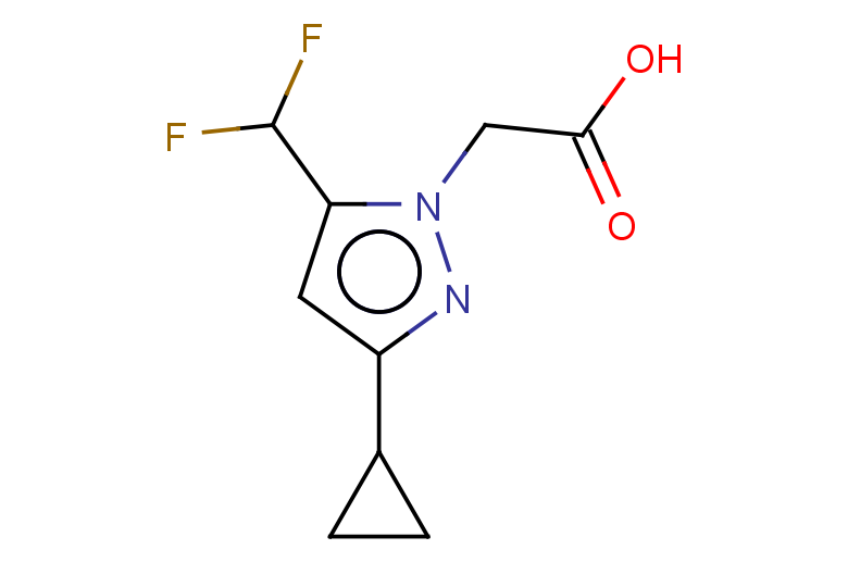2-[3-cyclopropyl-5-(difluoromethyl)-1H-pyrazol-1-yl]acetic acid