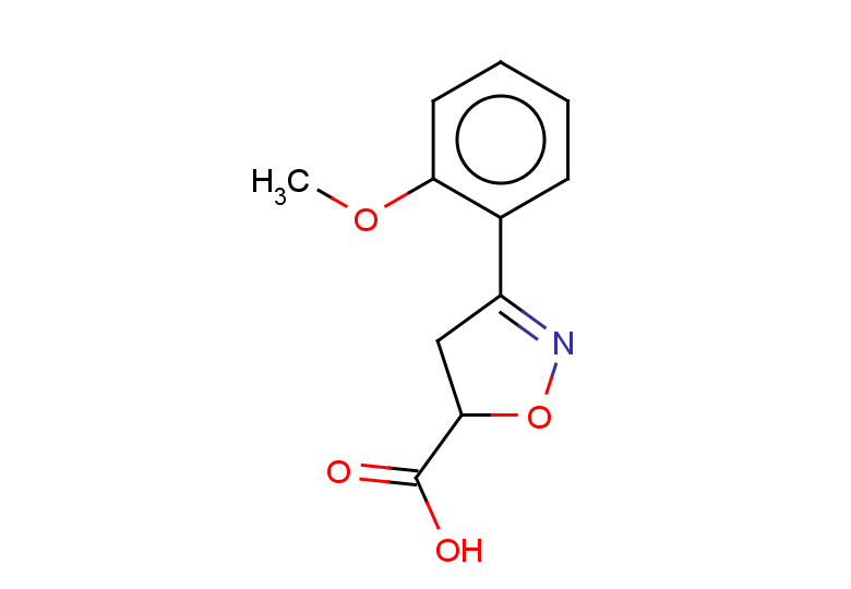3-(2-methoxyphenyl)-4,5-dihydro-1,2-oxazole-5-carboxylic acid