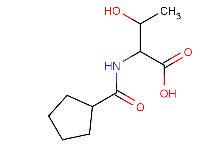 2-(cyclopentylformamido)-3-hydroxybutanoic acid